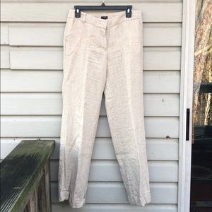 J. Crew EUC Linen Pants sz 6